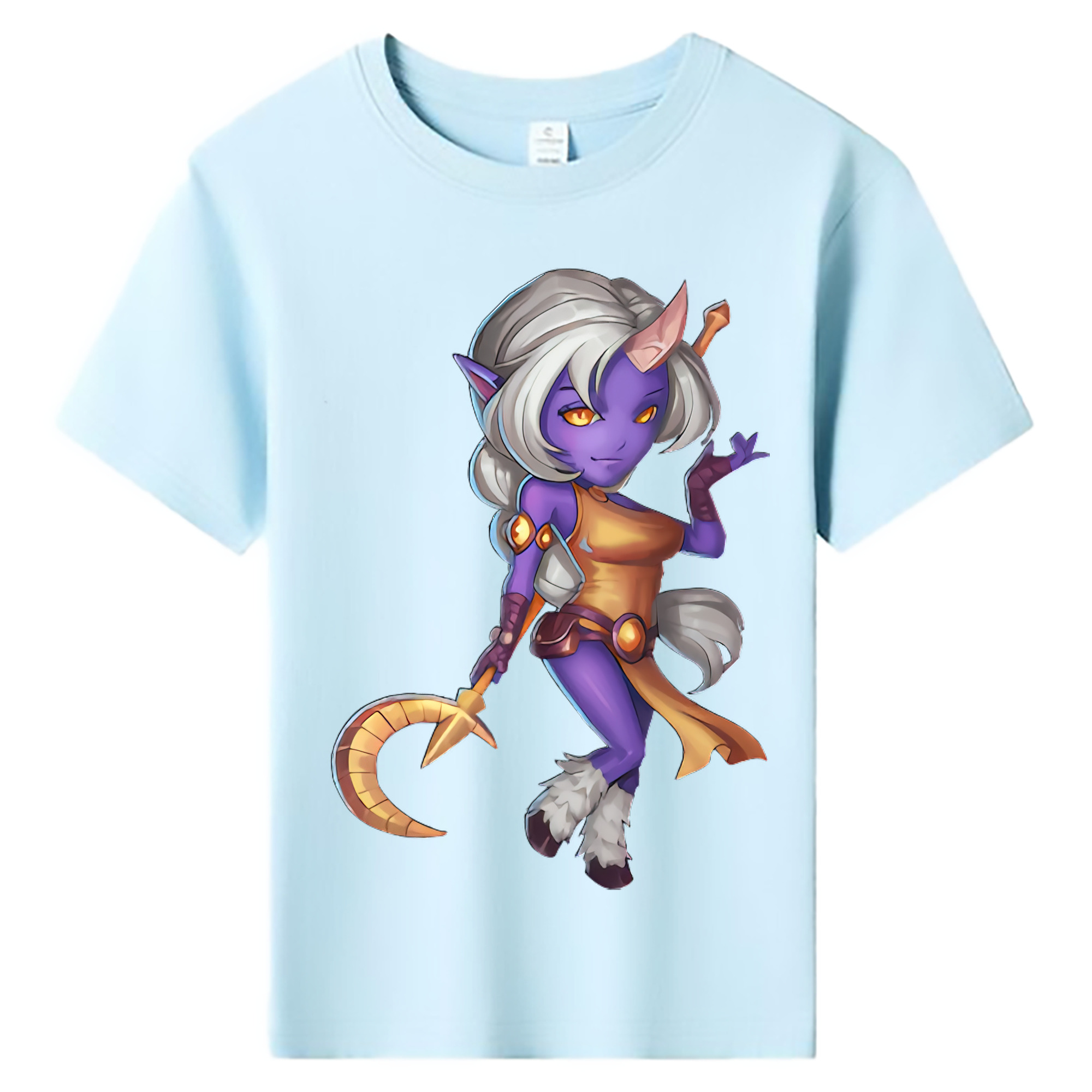 （画像用） リーグ・オブ・レジェンド League of Legends LOL 綿100％キッズTシャツ（フロントプリント）